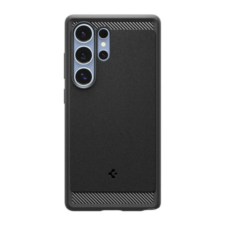 Spigen - Hülle Rugged Armor mit MagSafe für Samsung Galaxy S25 Ultra, Matte Black