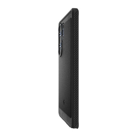 Spigen - Hülle Rugged Armor mit MagSafe für Samsung Galaxy S25 Ultra, Matte Black