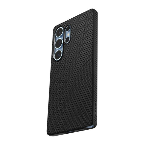 Spigen - Hülle Liquid Air für Samsung Galaxy S25 Ultra, Matte Black