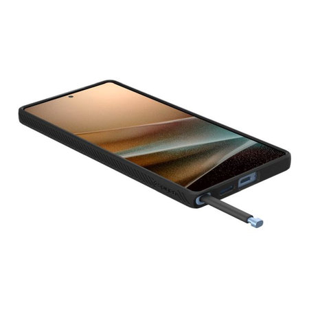 Spigen - Hülle Liquid Air für Samsung Galaxy S25 Ultra, Matte Black