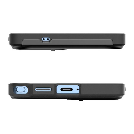 Spigen - Hülle Optik Armor für Samsung Galaxy S25 Ultra, schwarz