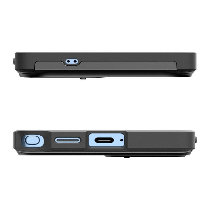 Spigen - Hülle Optik Armor für Samsung Galaxy S25 Ultra, schwarz