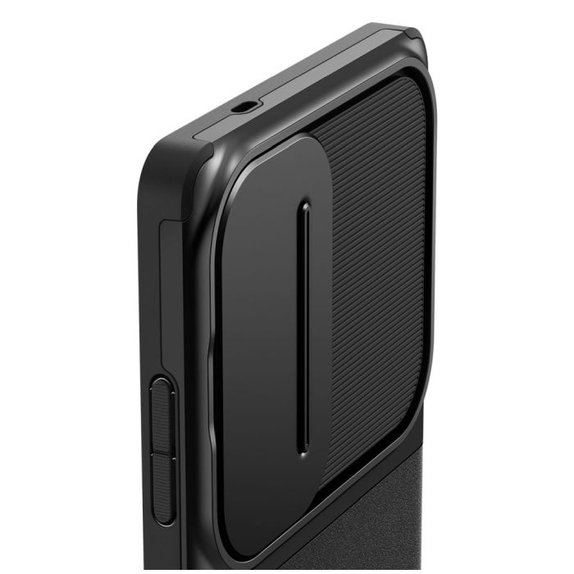 Spigen - Hülle Optik Armor für Samsung Galaxy S25 Ultra, schwarz