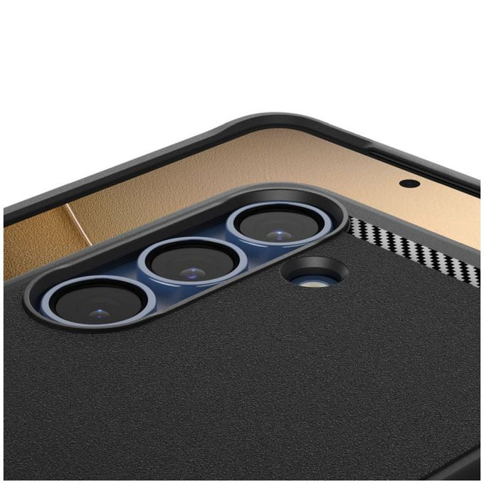 Spigen - Hülle Rugged Armor mit MagSafe für Samsung Galaxy S25, Matte Black