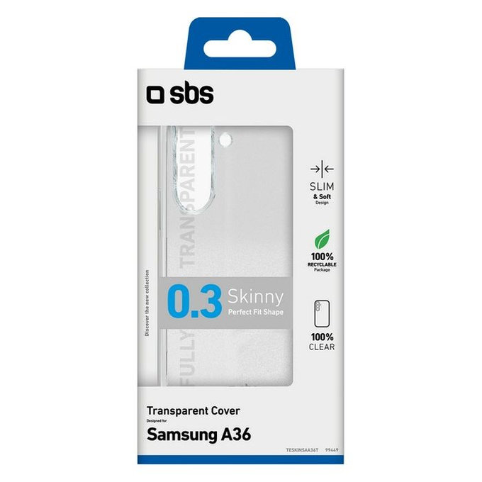SBS - Hülle Skinny für Samsung Galaxy A36 5G, transparent
