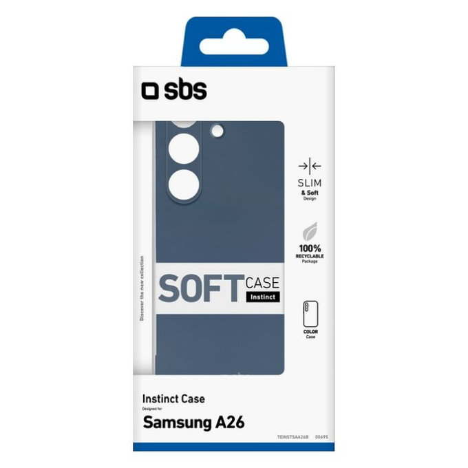 SBS - Hülle Instinct für Samsung Galaxy A26, blau