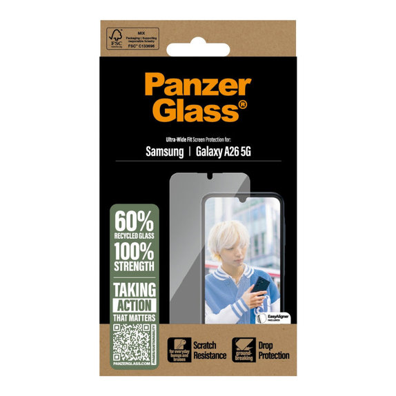 UWF Panzerglas für Samsung A26 5G, Transparent, PanzerGlass