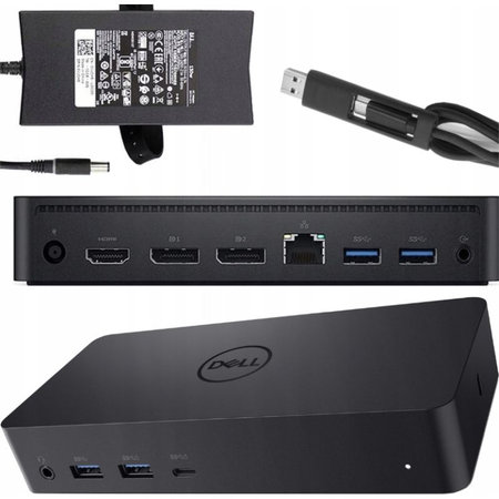 Dell D6000 - Dockingstation (USB-C) + 130W Adapter Refurbished