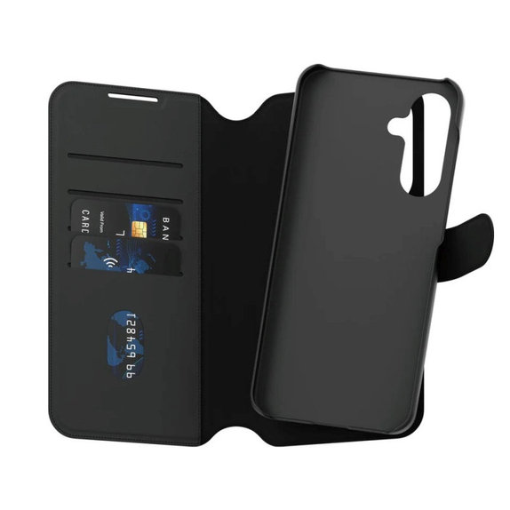 Hülle Wallet Tango Two-In-One für Samsung A56 5G, schwarz, PanzerGlass