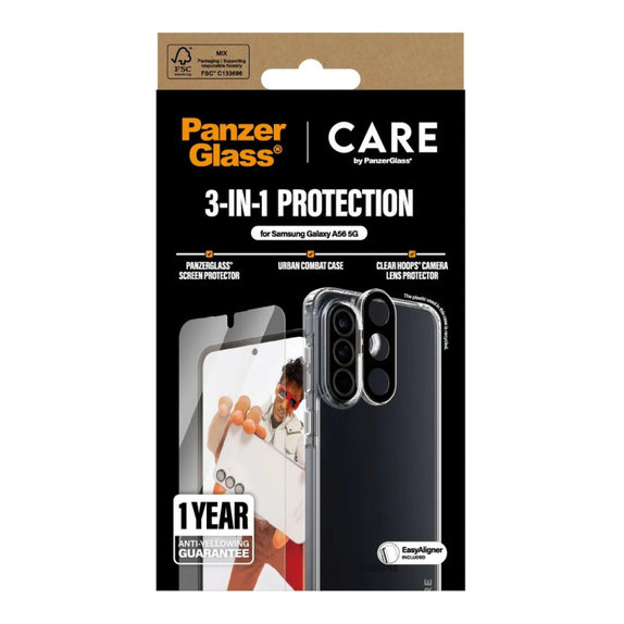 Bundle 3-in-1 für Samsung A26 5G, CARE