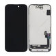 Display Soft OLED für iPhone 15, Touchscreen-Glas mit Rahmen, DIAGNOSTIC