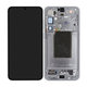 Samsung Galaxy S25 Plus - LCD Display + Touchscreen Front Glas + Rahmen (Silver Shadow) - GH82-36368A Genuine Service Pack
