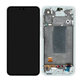 Samsung Galaxy A56 A566E - LCD Display + Touchscreen Front Glas + Rahmen (Awesome Lightgray) - GH82-36829B Genuine Service Pack