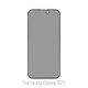 FixPremium Privacy Anti-Spy Glass - Gehärtetes Glas für Samsung Galaxy S25