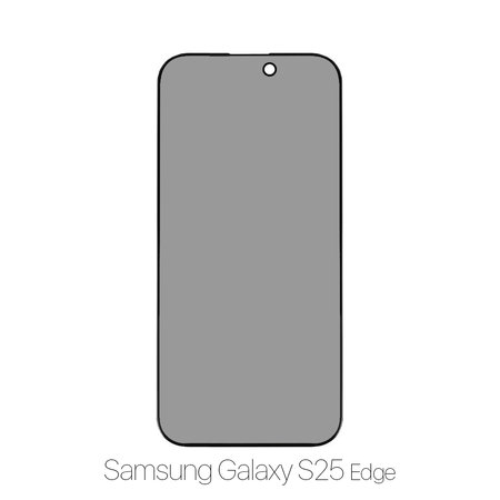 FixPremium Privacy Anti-Spy Glass - Gehärtetes Glas für Samsung Galaxy S25 Edge