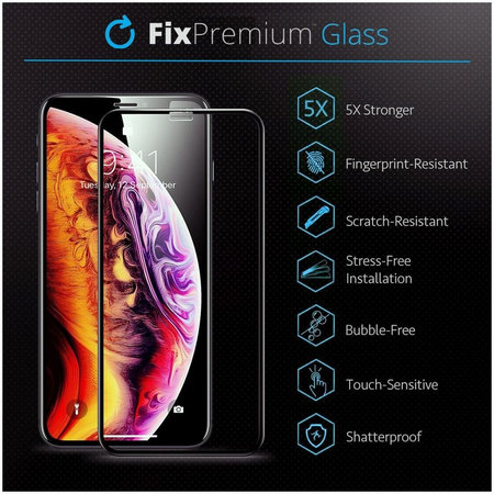 FixPremium FullCover Glass - Gehärtetes Glas für Xiaomi Redmi Note 14 Pro 5G 24090RA29G