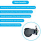 Xiaomi Robot Vacuum X20, S10, Dreame X30, X20, X10 Pro - Rad mit Motor (Rechts) (Schwarz)