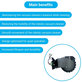 Xiaomi Robot Vacuum X20, S10, Dreame X30, X20, X10 Pro - Rad mit Motor (Links) (Schwarz)
