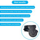 Xiaomi Dreame F9, Mi Robot Vacuum Mop (Mijia 1C), 2 Pro+ (Mijia 1T) - Rad mit Motor (Rechts) (Schwarz)