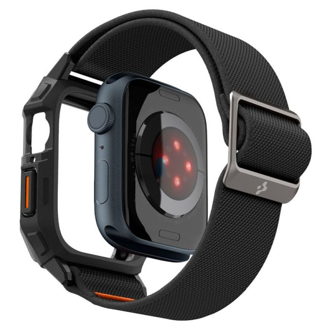 Spigen - Armband Lite Fit "Pro" für Apple Watch (44, 45mm), Matte Black