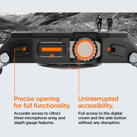 Spigen - Armband Lite Fit "Pro" für Apple Watch Ultra (49mm), Matte Black