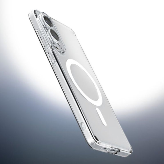 Spigen - Hülle Ultra Hybrid MagSafe für Samsung Galaxy S25 Edge, weiß