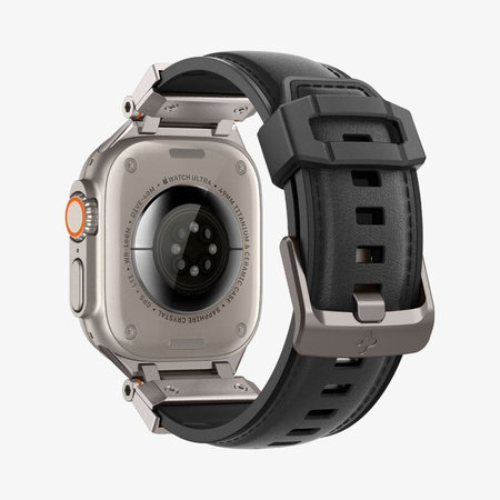 Spigen - Armband Durapro Armor PU für Apple Watch (42, 44, 45, 49mm), schwarz