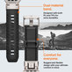 Spigen - Armband Durapro Armor PU für Apple Watch (42, 44, 45, 49mm), schwarz