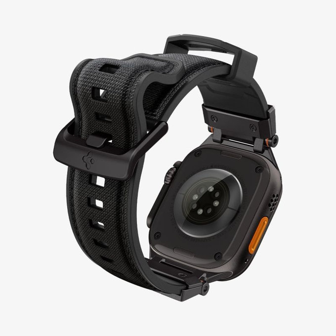 Spigen - Armband Durapro Armor für Apple Watch (42, 44, 45, 49mm), Black Edition