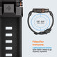 Spigen - Armband Durapro Armor für Apple Watch (42, 44, 45, 49mm), Black Edition