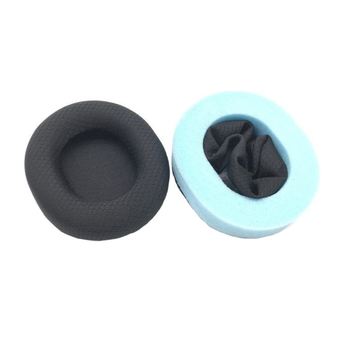 Ersatz-Ohrpolster für SteelSeries Arctis, Memory-Schaumstoff + Textil, Schwarz, 1 Paar
