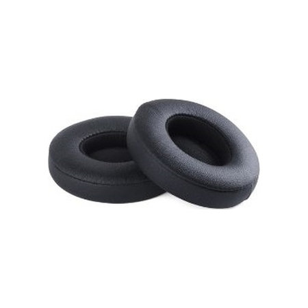 Ersatz-Ohrpolster für Beats Solo 2, 3, Memory-Schaumstoff + PU-Leder, Schwarz, 1 Paar