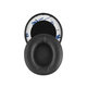 Ersatz-Ohrpolster für Beats Solo Pro, Wireless, Memory-Schaumstoff + PU-Leder, Schwarz, 1 Paar