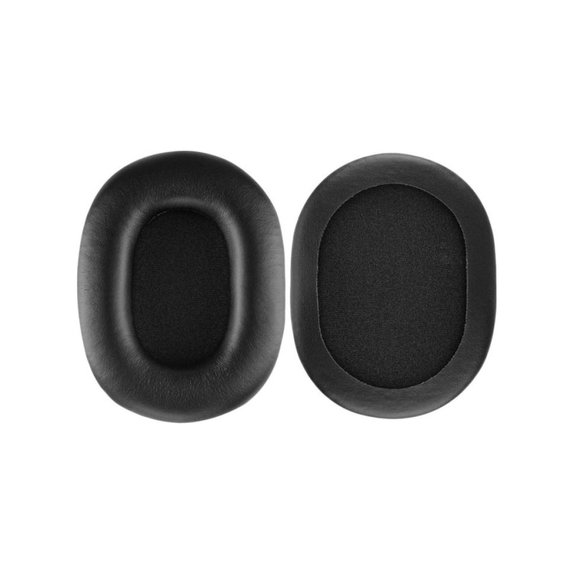 Ersatz-Ohrpolster für Sony MDR-7506, Memory-Schaumstoff + PU-Leder, Schwarz, 1 Paar