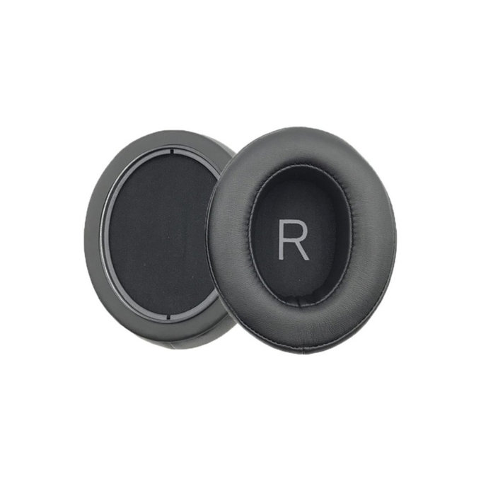 Ersatz-Ohrpolster für Sennheiser Momentum 3.0, Memory-Schaumstoff + PU-Leder, Schwarz, 1 Paar