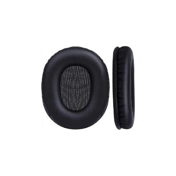 Ersatz-Ohrpolster für Audio-Technica ATH-M50X, PU-Leder, Schwarz, 1 Paar