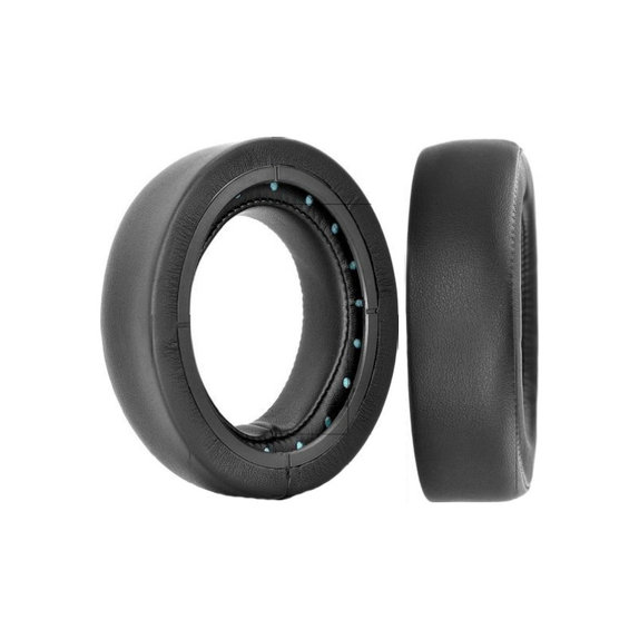 Ersatz-Ohrpolster für Corsair HS50, Memory-Schaumstoff + PU-Leder, Schwarz, 1 Paar