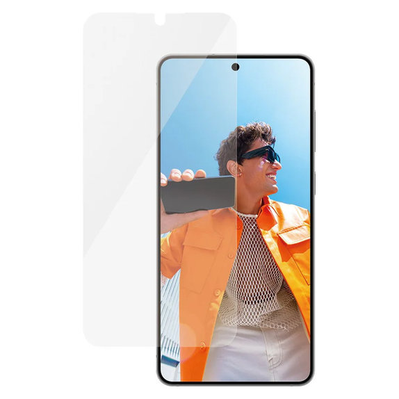 Panzerglas UWF Ceramic mit Applikator für Samsung Galaxy S25 Edge, Klar, PanzerGlass