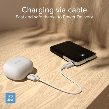 SBS - PowerBank 5000mAh, 20W, Power Delivery, Mag Stand, schwarz