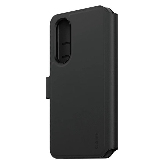 Hülle Wallet Tango Two-In-One mit QI für Samsung Galaxy S25 Edge, Schwarz, PanzerGlass