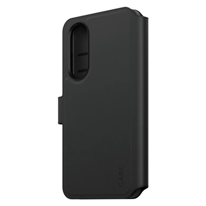 Hülle Wallet Tango Two-In-One mit QI für Samsung Galaxy S25 Edge, Schwarz, PanzerGlass