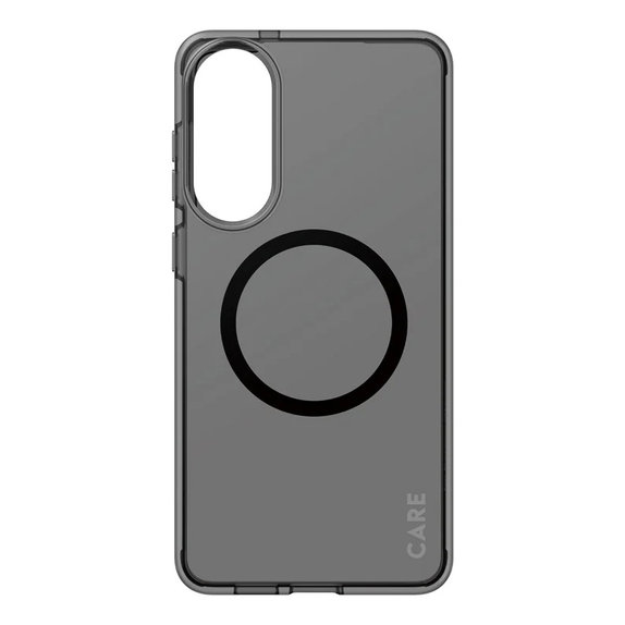 Hülle Smokey mit schwarzem QI für Samsung Galaxy S25 Edge, Schwarz, PanzerGlass