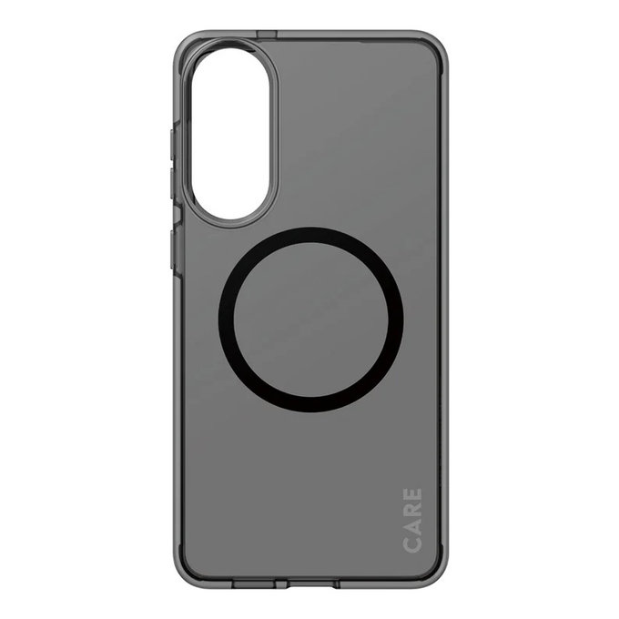 Hülle Smokey mit schwarzem QI für Samsung Galaxy S25 Edge, Schwarz, PanzerGlass