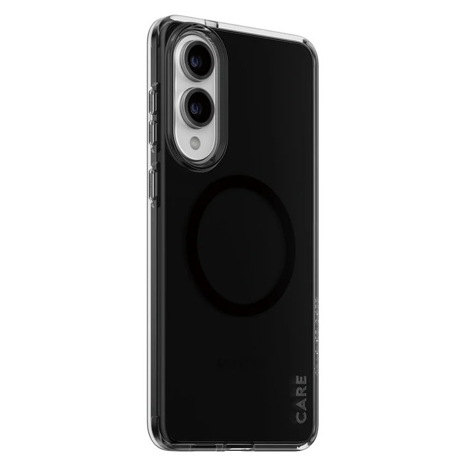 Hülle Smokey mit schwarzem QI für Samsung Galaxy S25 Edge, Schwarz, PanzerGlass