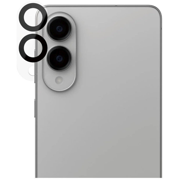 Kameralinsenschutz PicturePerfect für Samsung S25 Edge, Schwarz, PanzerGlass