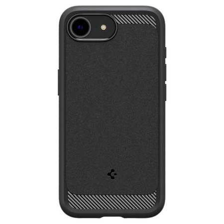 Spigen - Hülle Rugged Armor MagSafe für iPhone 16e, Matte Black