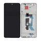 Xiaomi Poco X7 24095PCADG - LCD Display + Touchscreen Front Glas + Rahmen (Silver) - 5600030O16P00 Genuine Service Pack