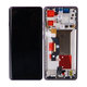 Motorola Edge 60 Pro - LCD Display + Touchscreen Front Glas + Rahmen (Sparkling Grape) - 5D68C30047 Genuine Service Pack