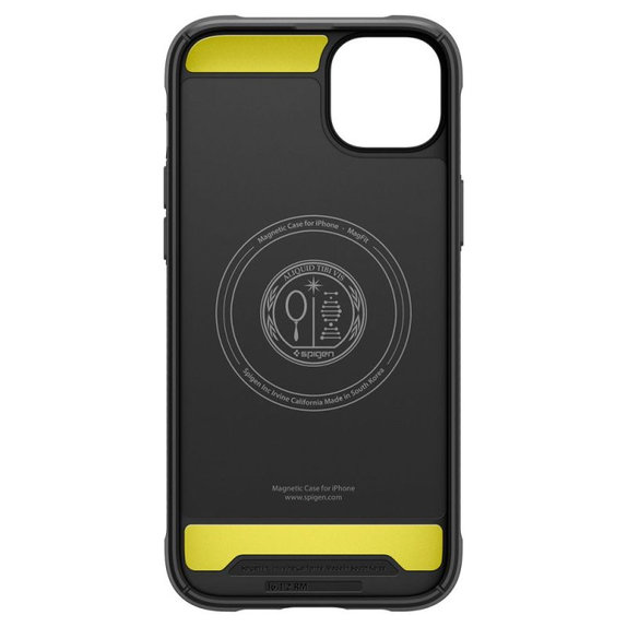 Spigen - Hülle Rugged Armor MagSafe für iPhone 14, Matte Black