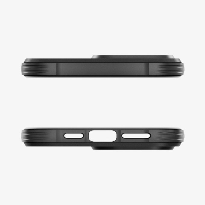 Spigen - Hülle Rugged Armor MagSafe für iPhone 15 Pro Max, Matte Black